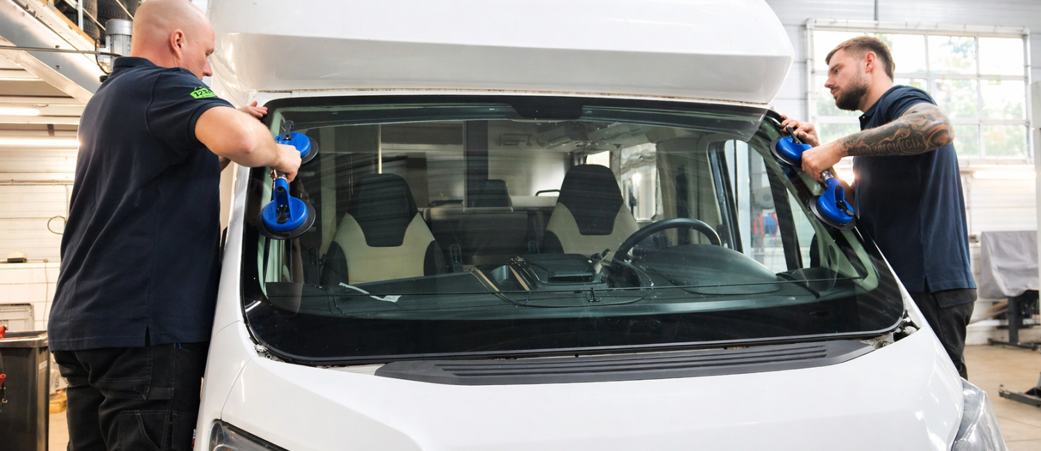 Ruitschade buscampers en integrale campers